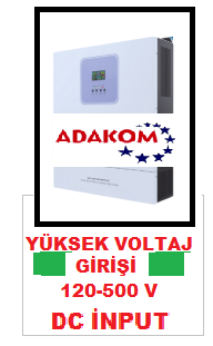 3 KVA MPPT AKILLI İNVERTÖR (HİBRİT) GÜNEŞ-AKÜ-ŞEBEKE-RÜZGAR-JENERATÖR DESTEKLİ